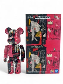 BE@RBRICK Andy Warhol x Jean-Michel Basquiat  Figu