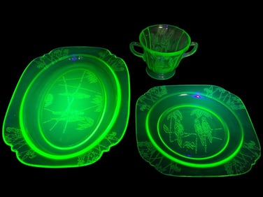 Uranium Federal Glass Parrot/Sylvan Set