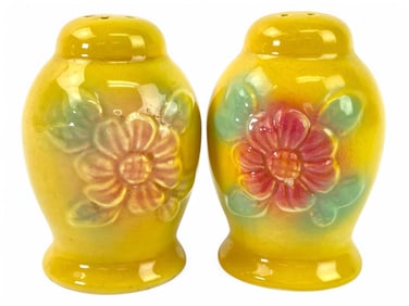 Hull Sunglow Salt And Pepper Shakers