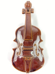 McCoy USA Ceramic Violin Wall Pocket