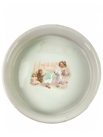 Vintage Ceramic German Baby Plate 7 1/4´´ Diameter