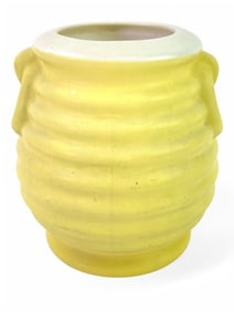 Coors Yellow Coil Vase 5´´ Tall