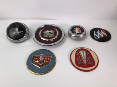 Lot Of Vintage Automotive Emblems