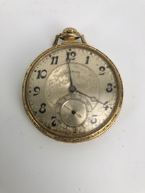 Illinois TimeKing Gold Pocket Watch 1925