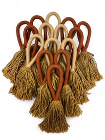 Vtg Boho Handwoven Fibers by Tate Hanging Decor