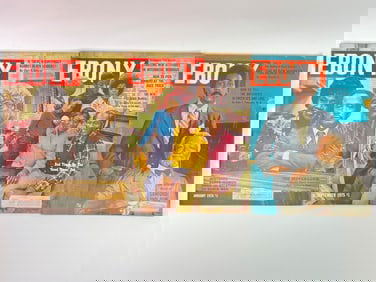 (3) 1970s Ebony Magazine Black Television Covers