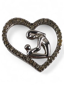 10K gold Mother & Child pendant