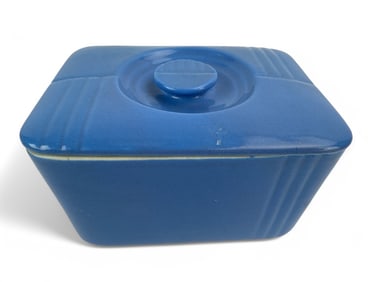 Hall China Westinghouse Blue Refrigerator Dish