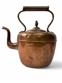 Antique Maurice Cohen & Co. Copper Kettle