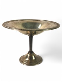 Silver-Plated Pedestal Compote Bowl