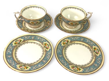 Crown Staffordshire Bone China Tea Set