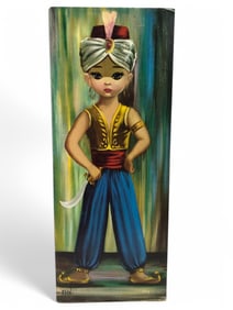 1960’s Eden Big Eye Boy Aladdin Painting