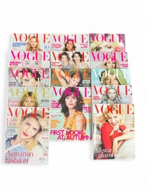 (14) British Vogue Magazine Issues