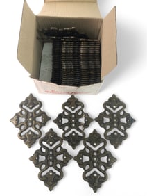 Vintage Brass Furniture Hardware Lot