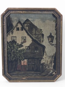 La France Jacquard Tapestry In Frame