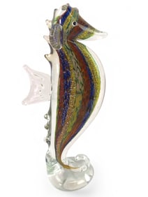 Vintage Murano Art Glass Seahorse