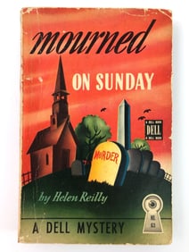 Rare 1944 1st Ed. Dell Mapback Paperback “Mourned