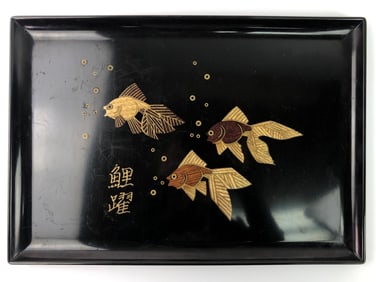 Vintage MCM Couroc Fish Tray