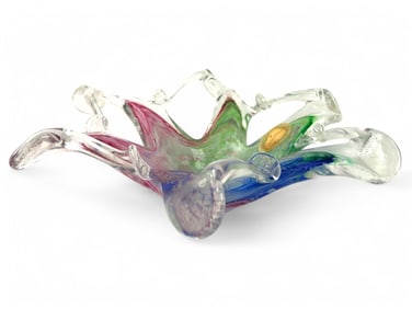 Lavorazione Arte Murano Glass Bowl