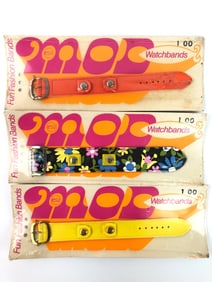 Set Of 3 NOS Mod Watchbands