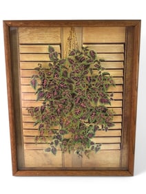 1976 Signed Alevizon Reverse Glass Painting