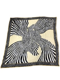 Vintage Pierre Balmain Handpainted 100% Silk Scarf