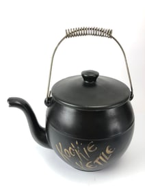 McCoy Kookie Kettle Black Cookie Jar