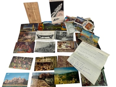Vtg Hawaii Postcards And Ephemera Collection
