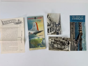 Curacao Postcards And Travel Ephemera