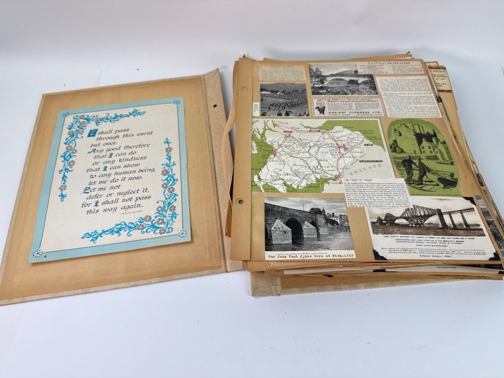 1950s European Travels Ephemera Scrapbook (1 of 16)