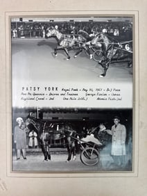 Hazel Park Horse Race Track Photo, 1961