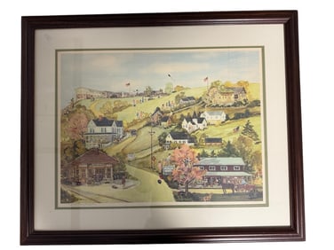 Pencil Signed Lithograph By Mary George Poss