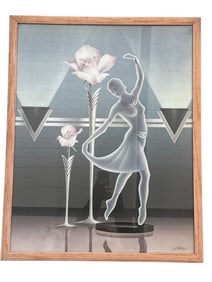 A. Metz Art Deco Poster 24 X 30