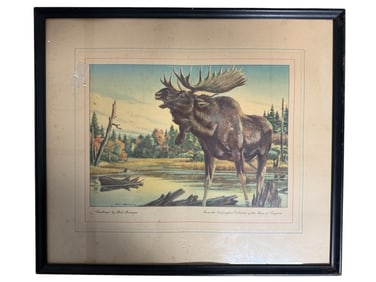 Challenge By Paul Bransom Framed Print