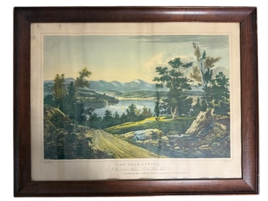 View Near Hudson Framed Print