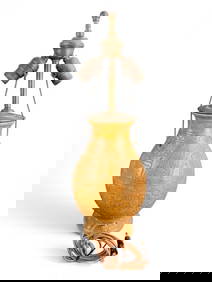 Japanese Handcrafted Embossed Ceramic Lamp (1 of 7)