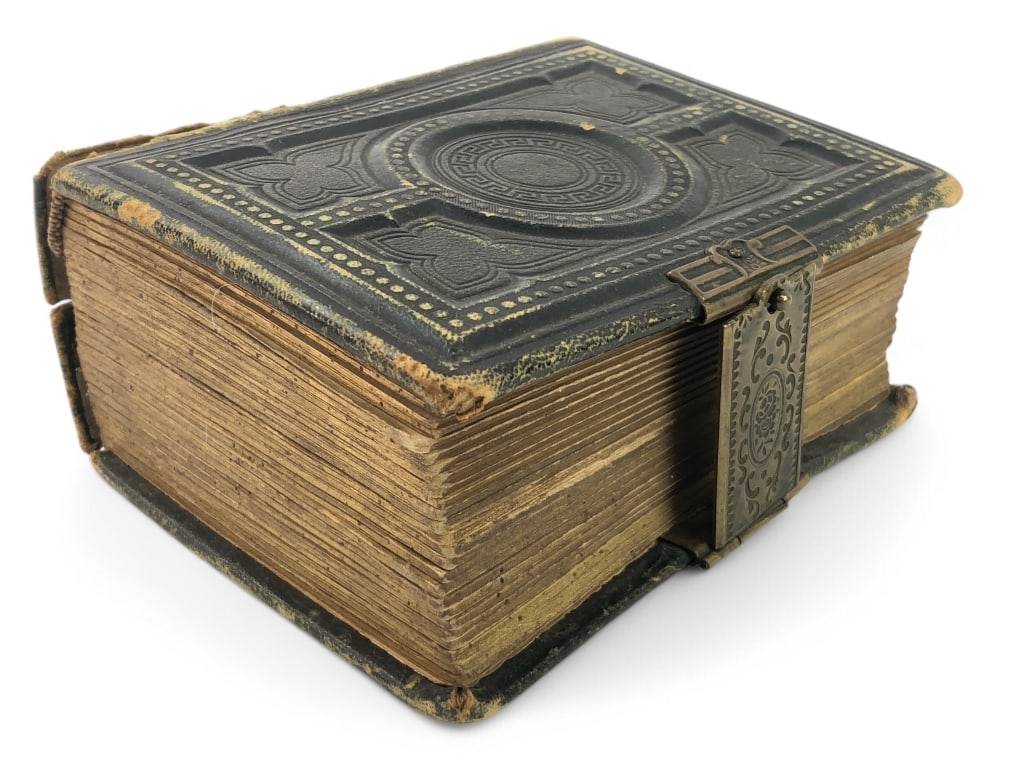 (50) 19th Century Photo Album With Clasp (1 of 15)