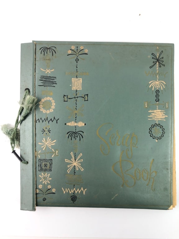 Vintage Scrapbook W Postcards & Ephemera (1 of 11)