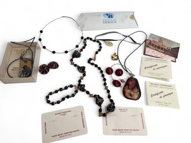 Venetian / Murano Art Glass Jewelry Collection