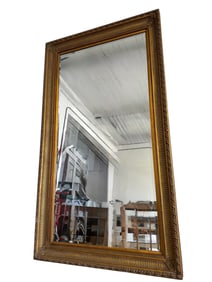 7ft Gilded Wall Mirror With Ornate Frame