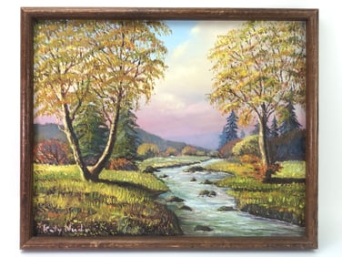 Signed Original Painting On Canvas