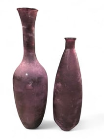 Two Vidrios San Miguel Glass Vases