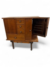 Custom Wooden Sewing Storage Cabinet