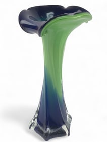 Jack In The Pulpit Glass Vase
