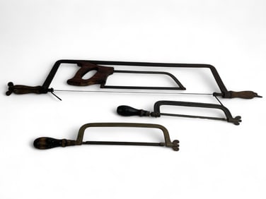 Four Vintage Frame Saws