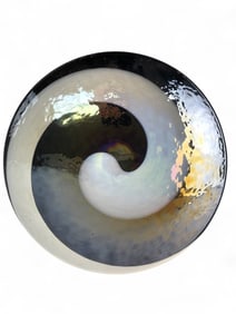 Yalos Murano Glass Spiral Bowl