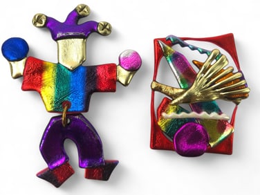 Oscar's Originals Handmade Brooches