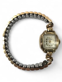 Wolbrook 17 Jewels Gold-Tone Ladies Watch