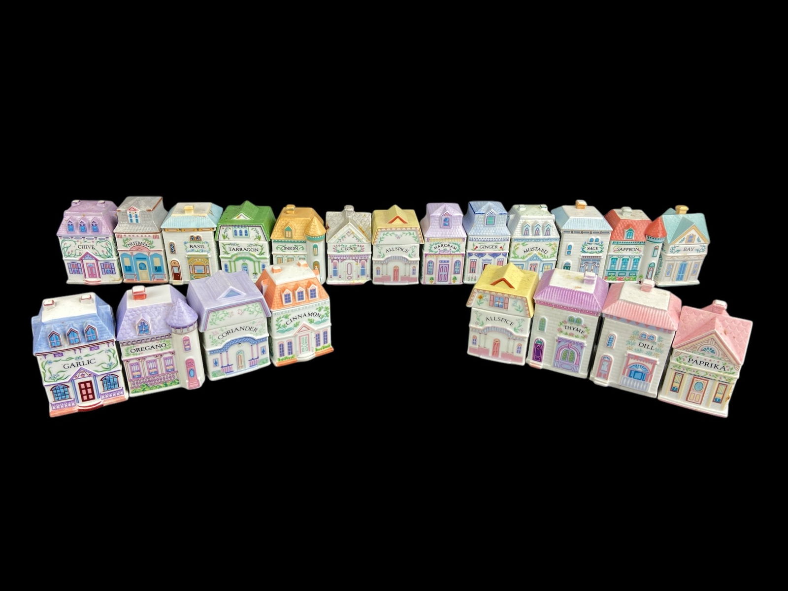 Lenox Spice Village Porcelain Set 1989 (1 of 14)