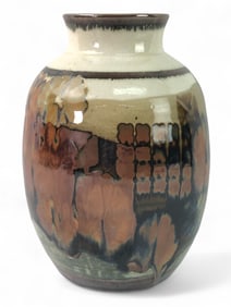 Signed Apple Lane Pottery Vase